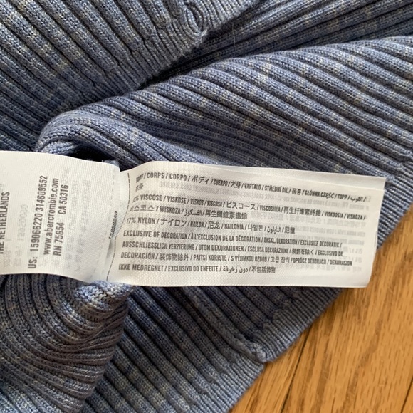 Abercrombie Elevated Knit Halter Mini Dress - Picture 10 of 11